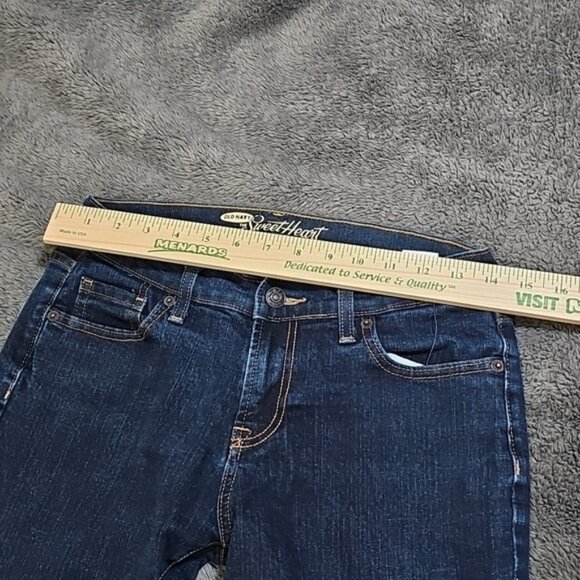 Old Navy the Sweetheart Dark Wash Stretch Jeans Size 4 Short - Picture 7 of 9